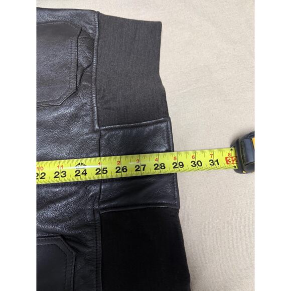 Vintage US Navy G-1 Flight Jacket Mens 52 Brown Leather Mouton Collar Bomber 80s - Picture 16 of 16